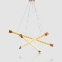 Loft Industry Modern - Diamond Rope Chandelier